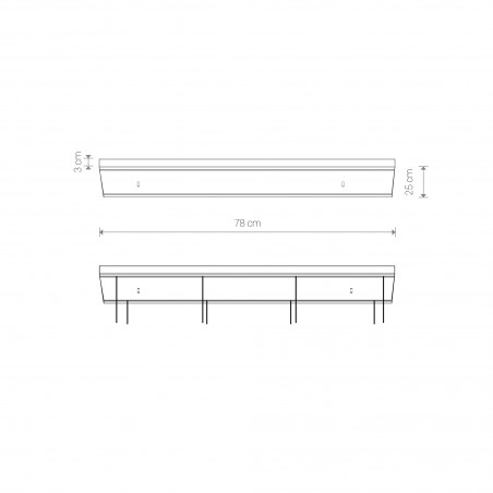 CAMELEON CANOPY C 780 Biały 40W