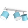 Lampa sufitowa DIXIE BLUE/WHITE 3xGX53