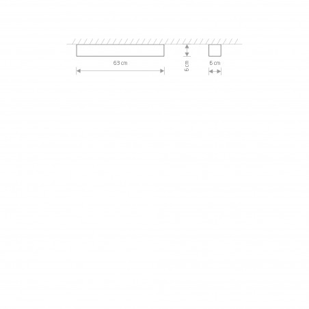 SOFT CEILING LED 60X6 Biały 11W