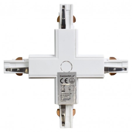 Łącznik Lampy Track Light Biały 3-obwodowy Typ: +
