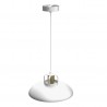 Lampa wisząca FELIX WHITE/GOLD 1xE27