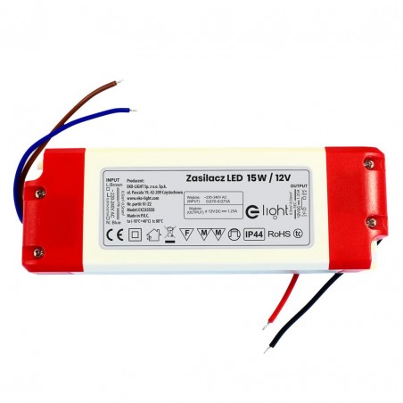 ZASILACZ LED 15W IP20