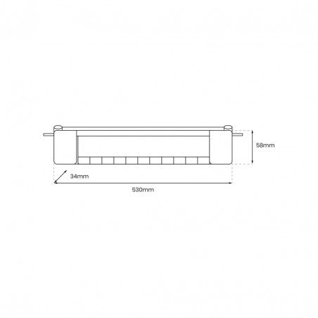 Oprawa track light CYBER WHITE 28W LED