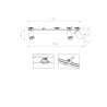 MONO SURFACE Biały 10W only LED