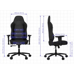 Vertagear P-Line PL1000 Racing Series Fotel Gamingowy Czarny/Zielony
