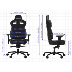 Vertagear Racing Series P-Line PL4500 HygennX Fotel Gamingowy Czarny/Zielony