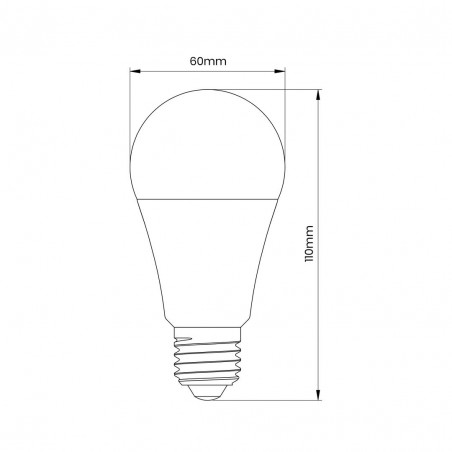 Żarówka LED 9W E27 A60 3000K