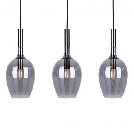Lampa wisząca LUGANO SMOKED 3xE14