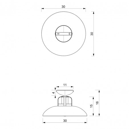 Lampa sufitowa FELIX BLACK/GOLD 1xE27