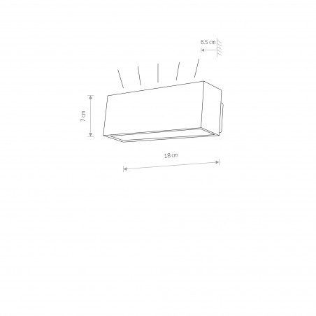 UNIT LED Czarny 2x5W