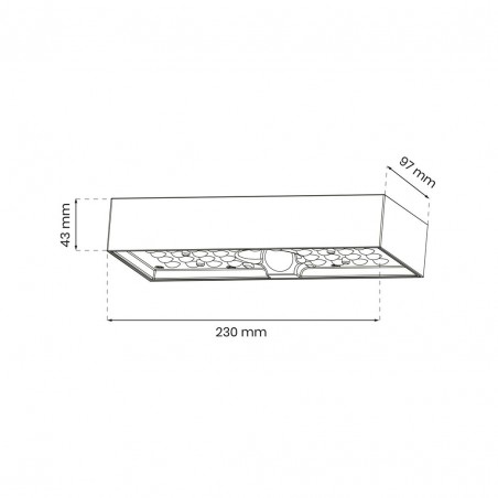 Lampa Solarna Brick 6W 800lm 4000K