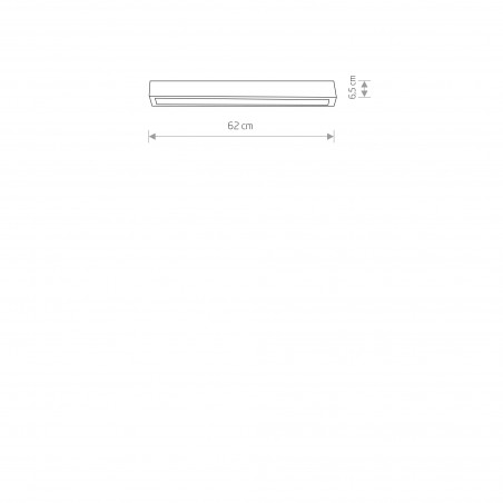 STRAIGHT CEILING LED  S Grafitowy 11W
