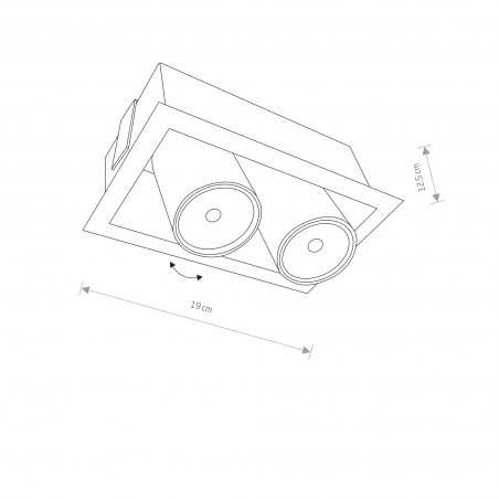 EYE MOD Biały 2x35W