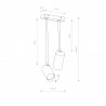 MONO LONG Czarny 10W only LED
