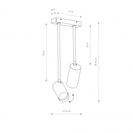 MONO LONG Biały 10W only LED