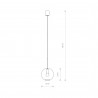 SPHERE M Transparentny 40W