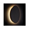 RING LED M Czarny 9W