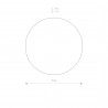 RING LED M Czarny 9W