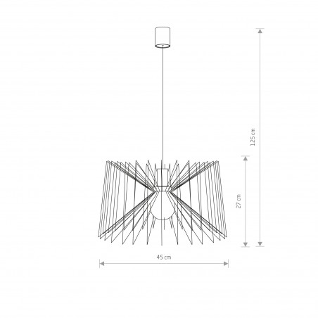 NESS 1x60W Czarny