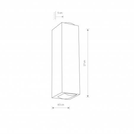 LENS LED Czarny 2x2W
