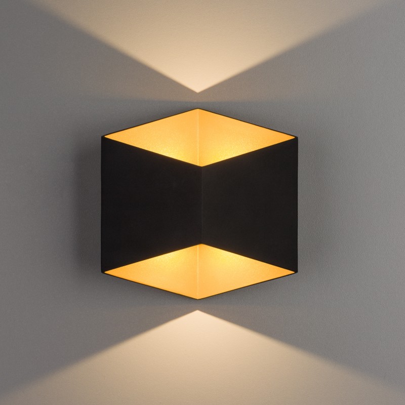 TRIANGLES LED 2x5W Czarno-Złoty TRIANGLES LED 2x5W Czarno-Złoty
