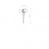 SPIKE LED M Czarny 5W
