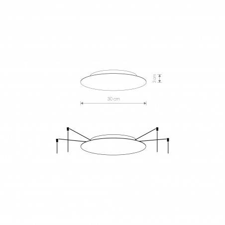 CAMELEON CANOPY A II Czarny 40W