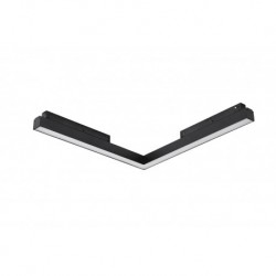 ALFA SAGA Lampa do szynoprzewodu narożna MAGNETIC CORNER A 24W 4000K BK Azzardo