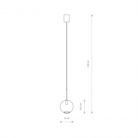 SPHERE S Transparentny 10W