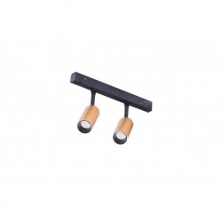ALFA NIKKI 2 Lampa do szynoprzewodu MAGNETIC 2x3W 3000K GO/BK Azzardo