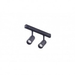 ALFA NIKKI 2 Lampa do szynoprzewodu MAGNETIC 2x3W 3000K BK/BK Azzardo