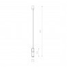 CYLINDER M Transparentny 10W only LED