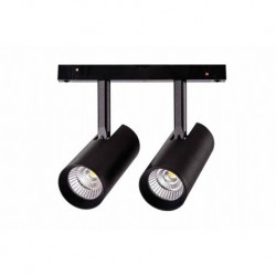 ALFA MAKITA 2 Lampa do szynoprzewodu MAGNETIC 2x7W CCT BLUETOOTH BLACK Azzardo