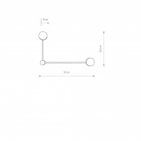 ORBIT Czarny 8W