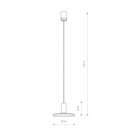 HERMANOS Czarny 10W only LED