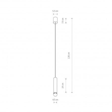 BATON Mosiądz 10W only LED