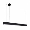 Lampa wisząca, liniowa Traversi RX Suspended 086 Black 4000K PRD-5470-086-BK-840-PN Italux czarny mat