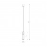 CYLINDER L Transparentny 10W only LED