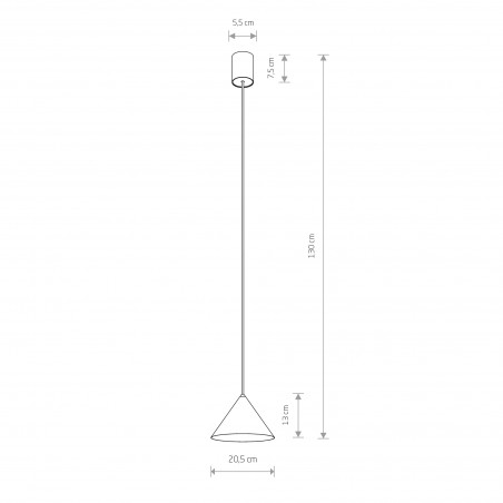 ZENITH S Biały 1 x 35W