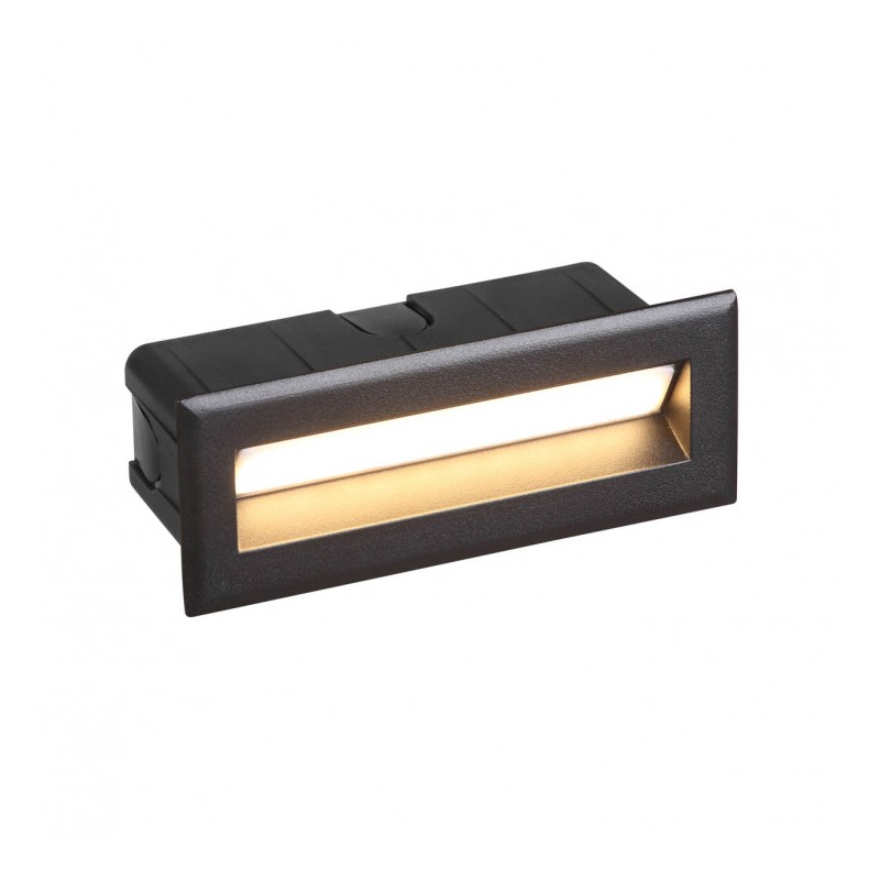 Lampa zewnętrzna wpuszczana Erba 3K ONFL-0352-3K Italux czarny piaskowany