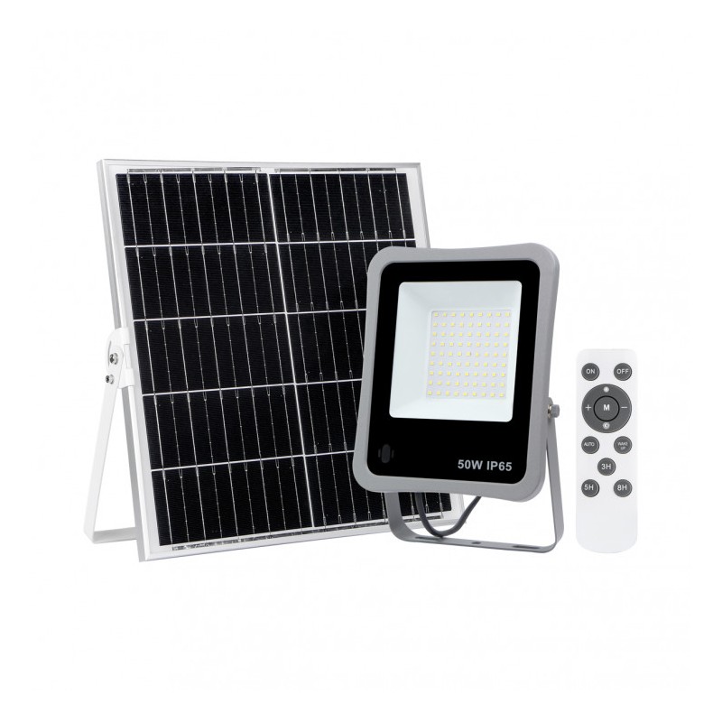 Lampa solarna Bares SLR-73142-50W Italux szary