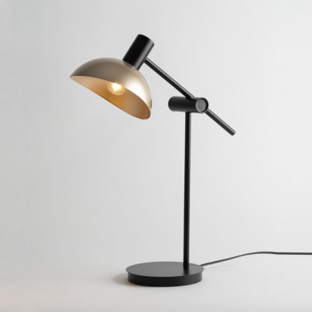Lampka Artis 50357 czarny, klosz złoty Sigma