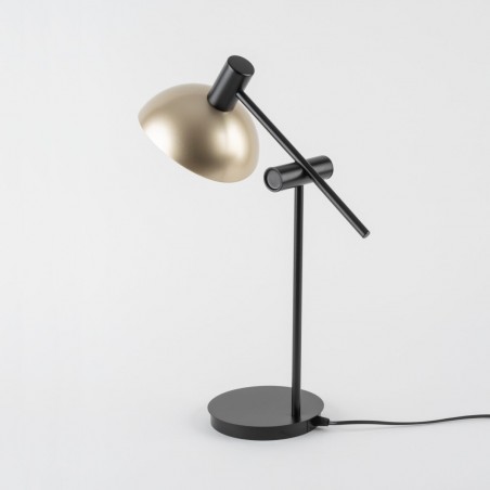 Lampka Artis 50357 czarny, klosz złoty Sigma