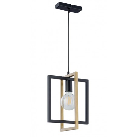 Lampa wisząca Eden 1 32230 czarny, złoty Sigma
