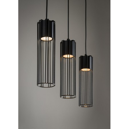 Lampa wisząca Fobia 3 33453 czarny Sigma