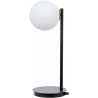 Lampka Gama 50201 czarny, klosz biały Sigma
