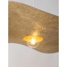 Lampa wisząca Kapello L 32338 biały, klosz biały, złoty Sigma