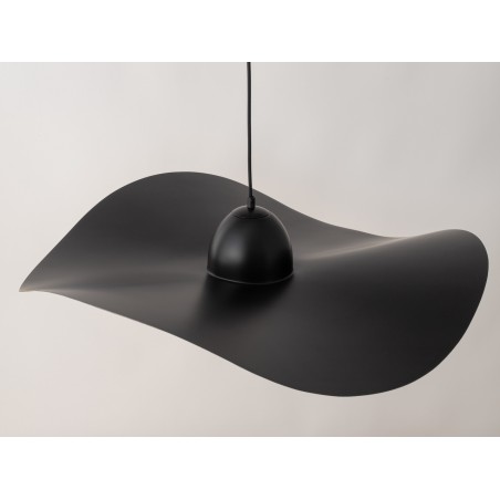 Lampa wisząca Kapello L 32340 czarny, klosz czarny, złoty Sigma