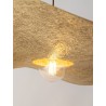 Lampa wisząca Kapello M 32347 czarny, klosz czarny, złoty Sigma