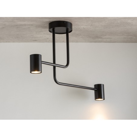 Plafon Luis 2 33418 czarny Sigma